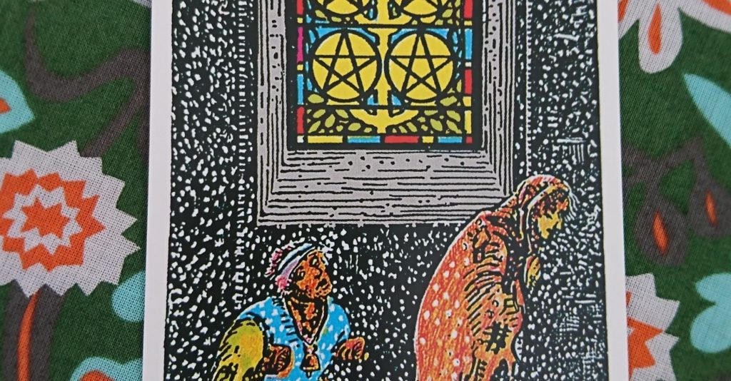 【タロットカード完全ガイド】コインの5(FIVE OF PENTACLES)でみる恋愛運と仕事運、パワーストーンと開運ネイル!